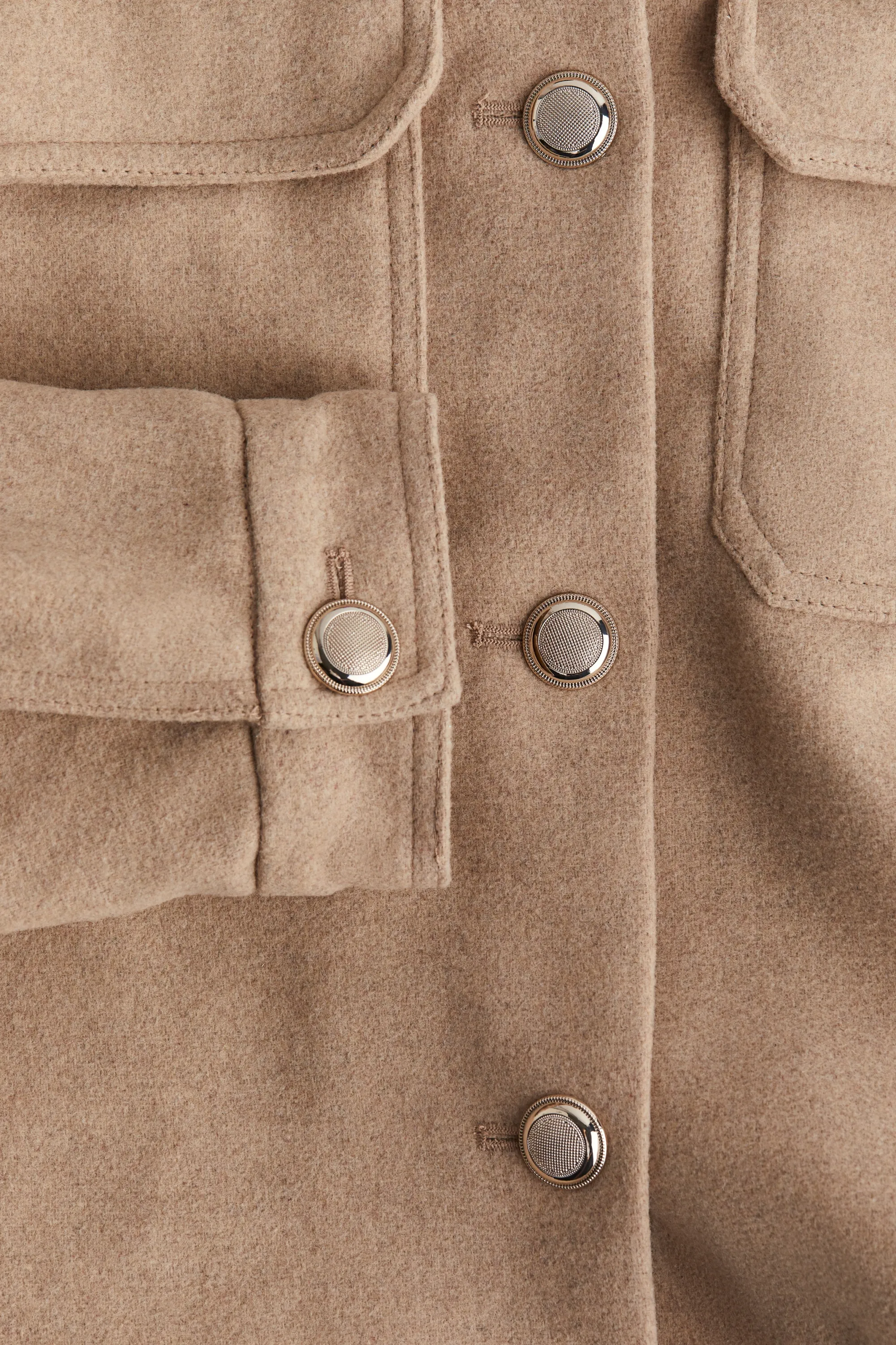 Veste à la finition brossée - Beige clair