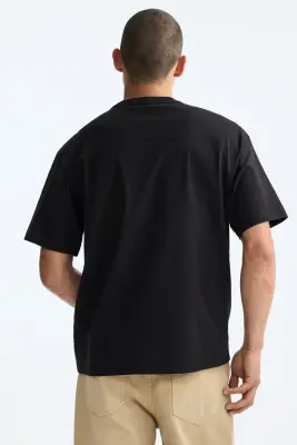 T-shirt imprimé Relaxed Fit - Noir/Nothing beats a good — photo 3