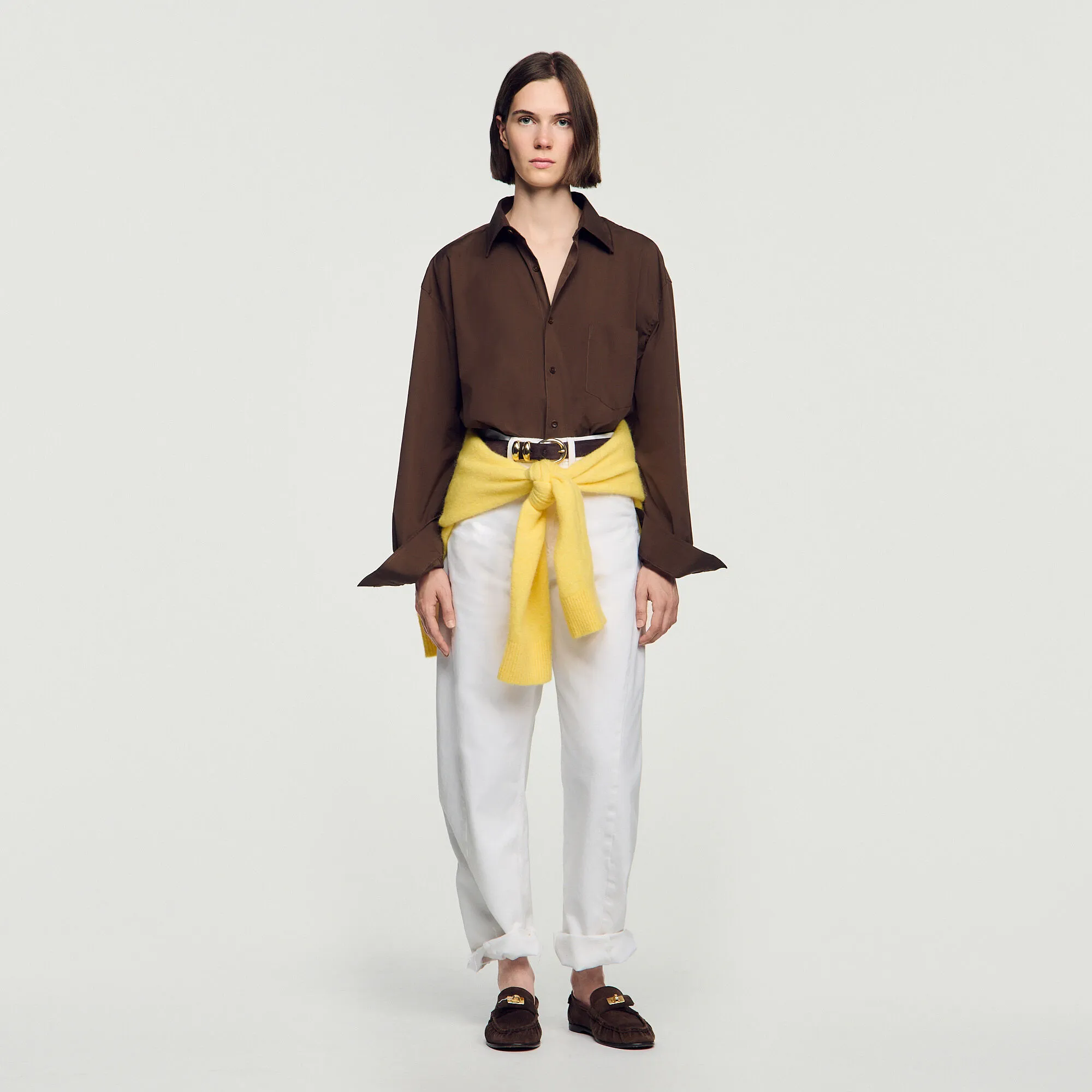 Chemise oversize en coton