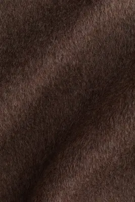 Manteau fait main en laine mélangée - Marron — photo 5