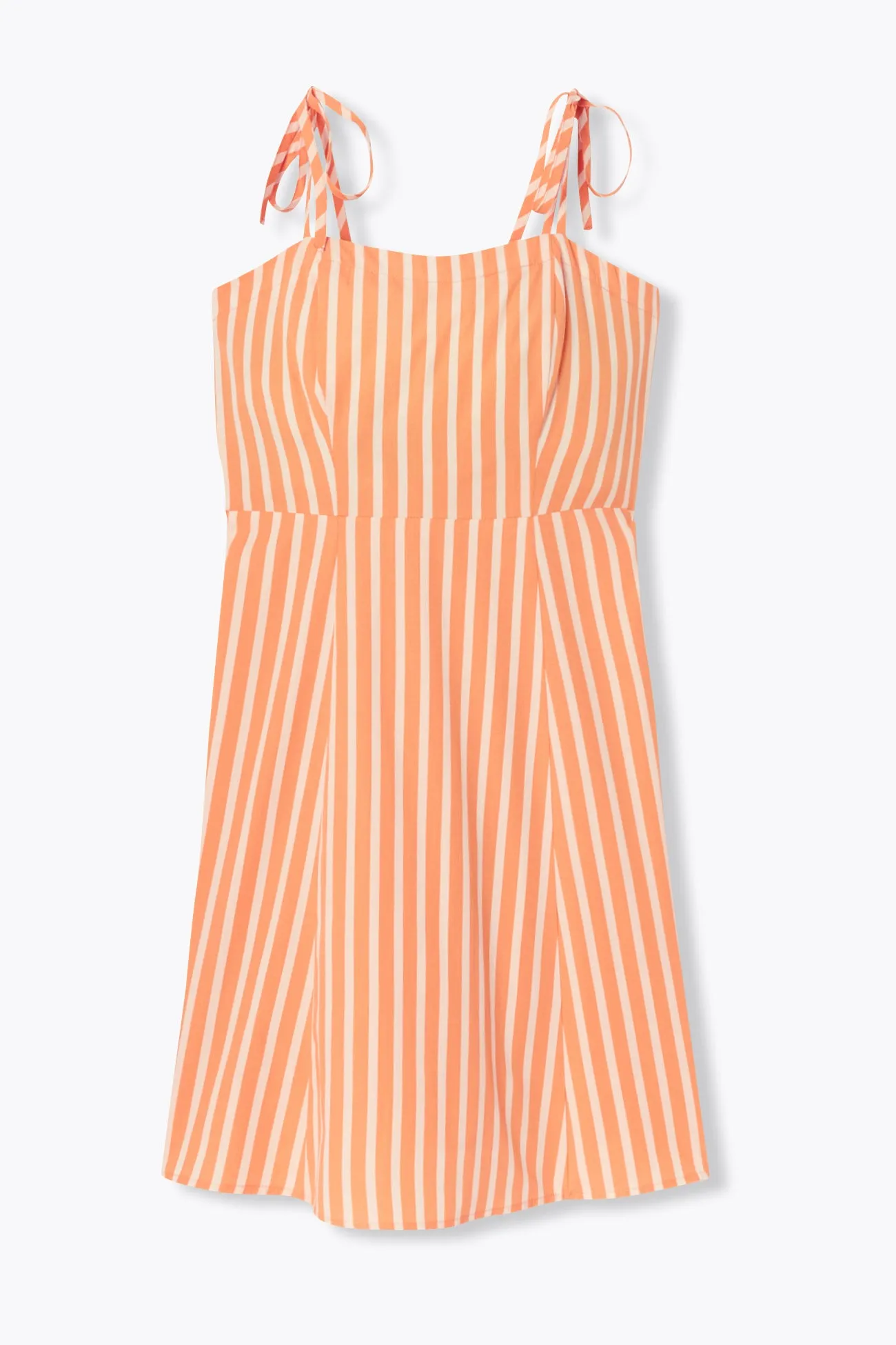 Robe courte rayée Femme