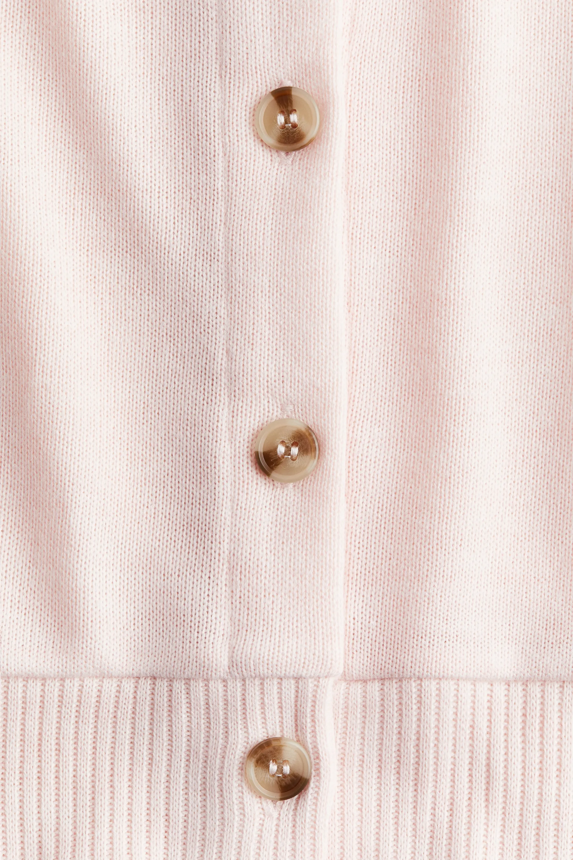 Gilet avec col - Rose pâle