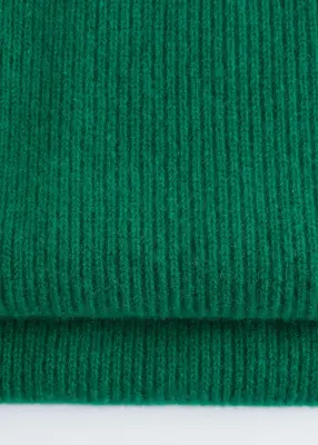 Écharpe tricotée en cachemire - Vert — photo 1