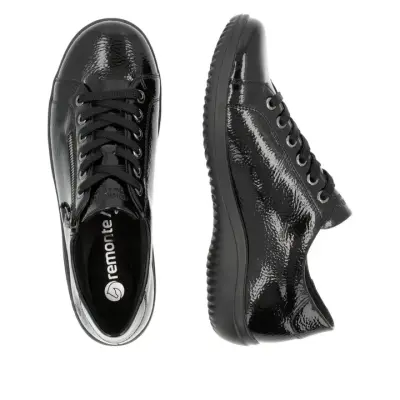 Baskets Remonte D1E03-01 Noires - Lacets Grande Pointure Femme — photo 4