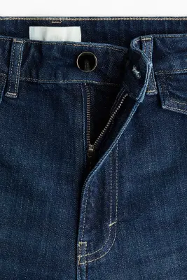Wide High Jeans - Bleu denim foncé — photo 4