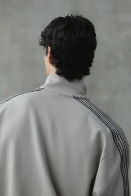 Veste de survêtement Regular Fit DryMove™ - Beige — photo 3