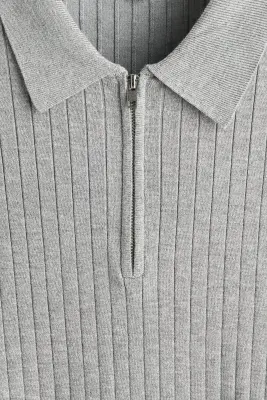Polo Slim Fit - Gris — photo 4