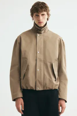 Veste workwear en twill - Beige — photo 3