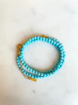 Nouveau ! ALHAJA Collier Turquoise — photo 4
