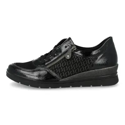 Baskets Remonte R0701-08 Noires - Lacets Grande Pointure Femme — photo 2