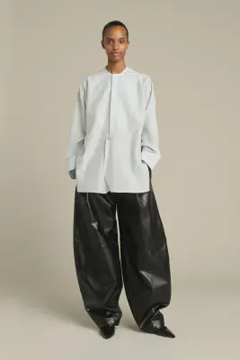 CHEMISE ANORA BLEU PÂLE — photo 1