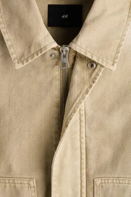 Veste workwear courte - Beige — photo 5