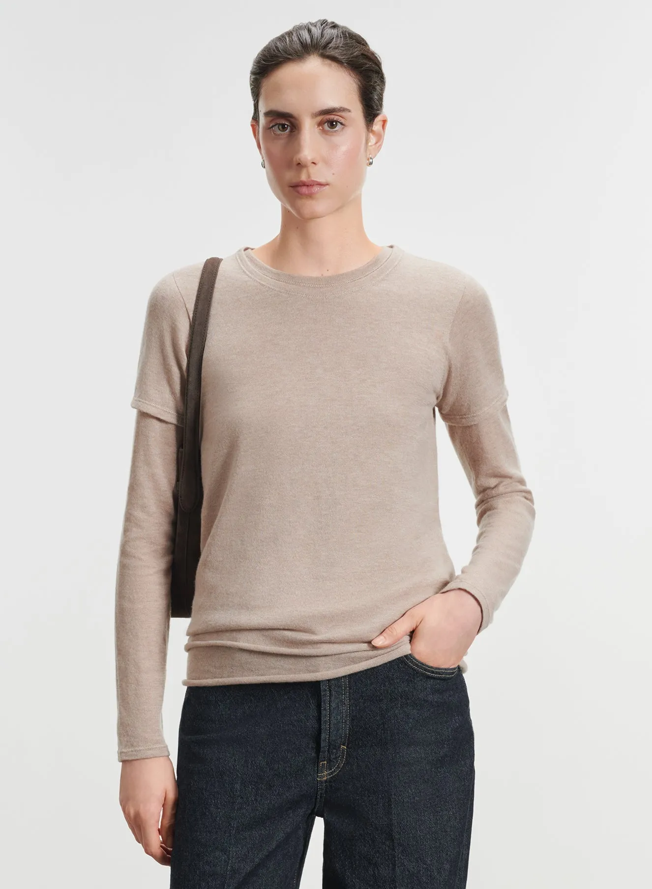 T-shirt en cachemire