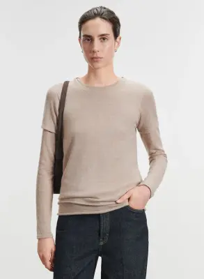T-shirt en cachemire