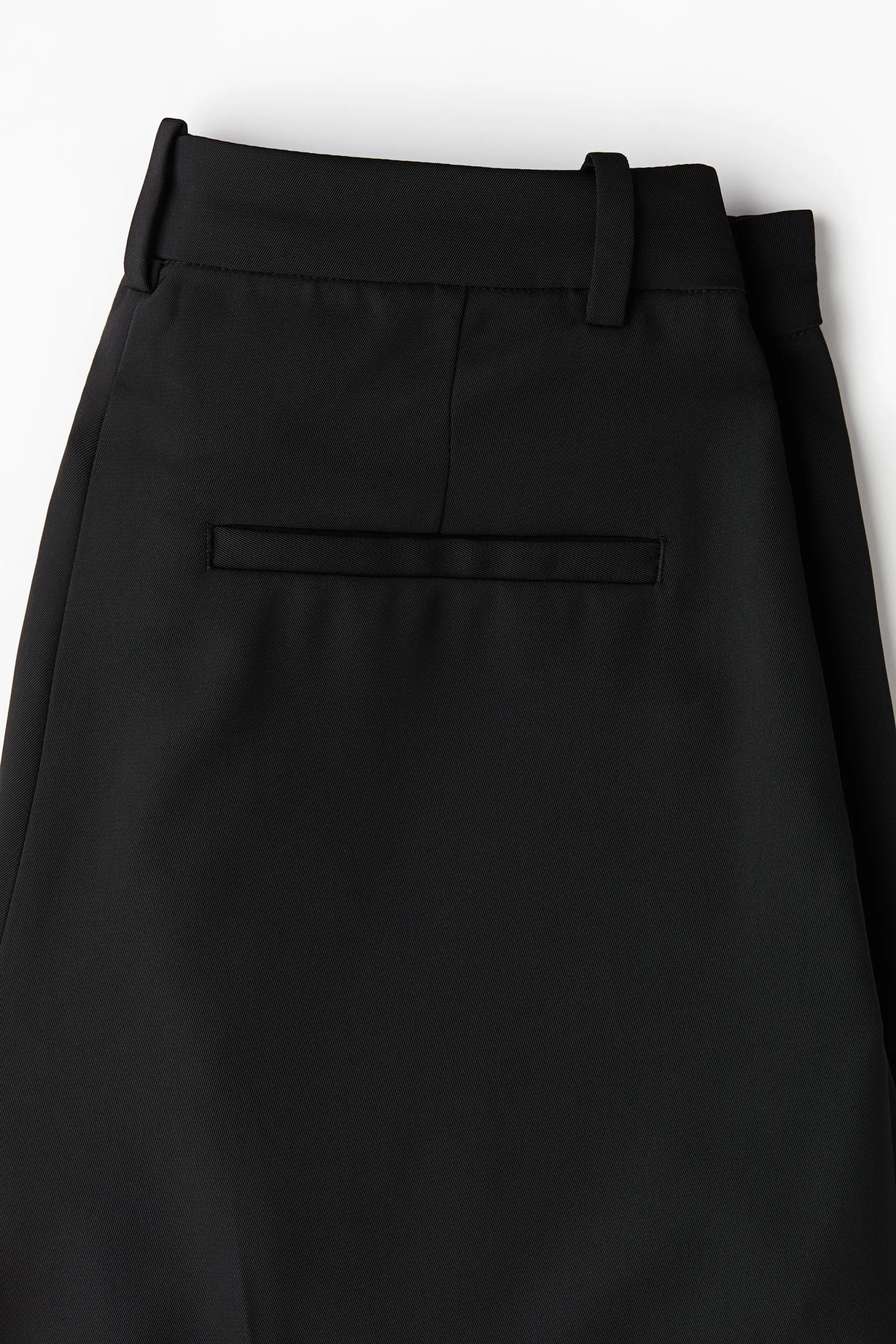 Pantalon large en twill - Noir