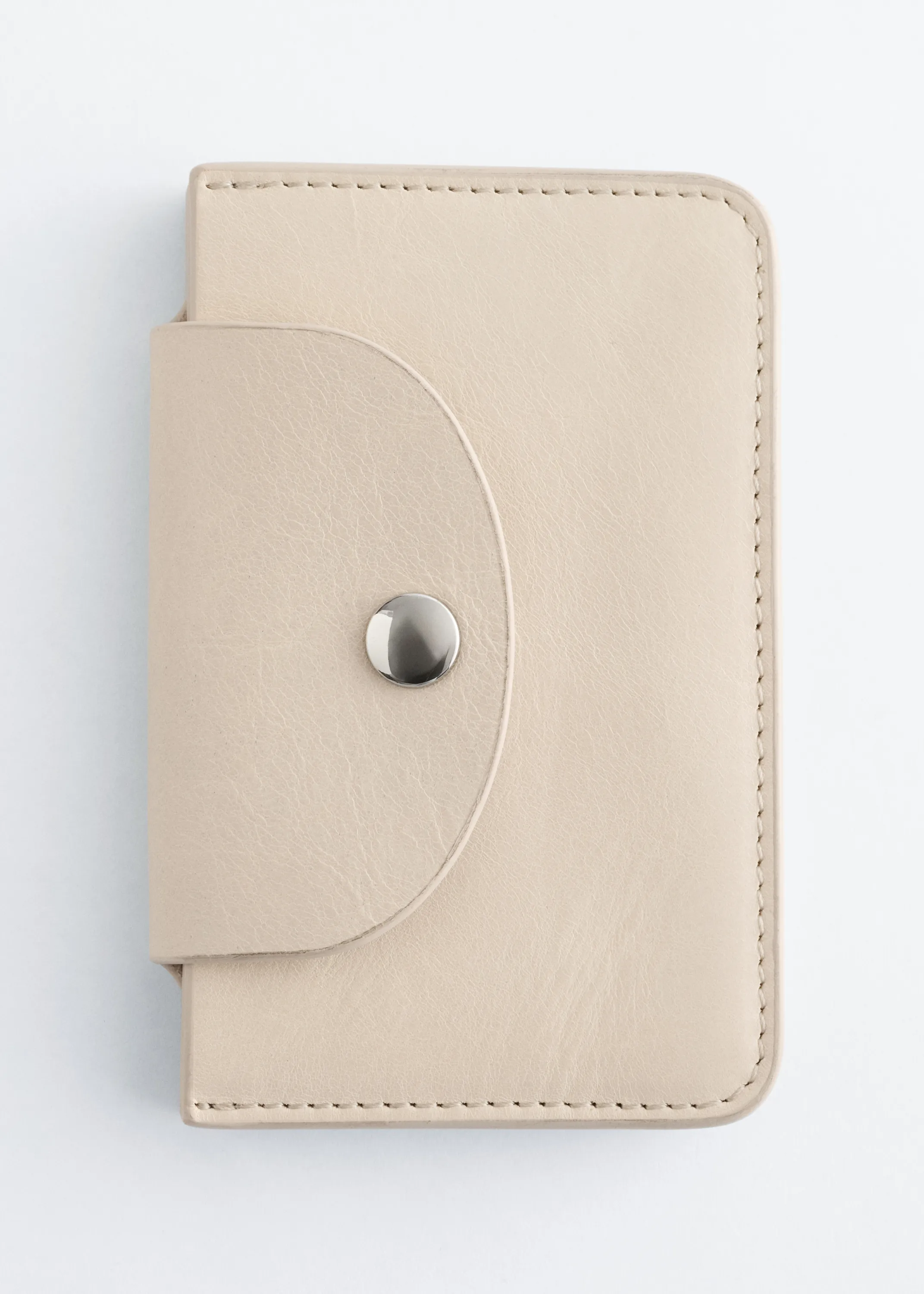 Petit porte-cartes - Couleur crème
