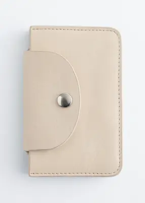 Petit porte-cartes - Couleur crème — photo 1