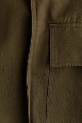 Pantalon barrel cargo - Vert kaki — photo 4