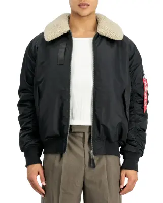 B-15 Modified Reversible Bomber Jacket Black — photo 2