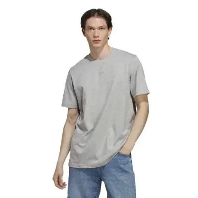 ADIDAS TEE SHIRT GRANDE LONGUEUR Gris — photo 1