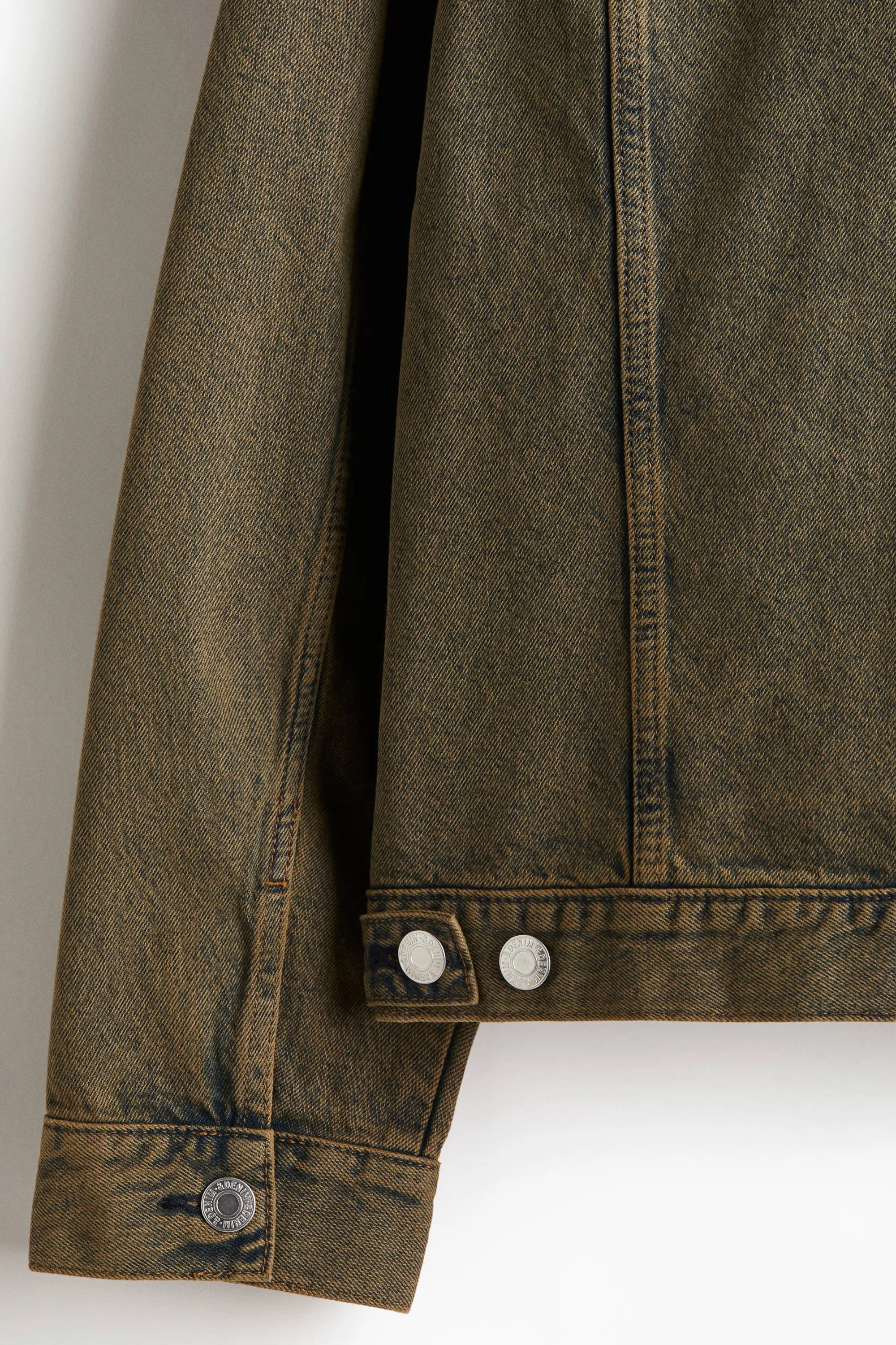 Veste Trucker en denim - Vert denim