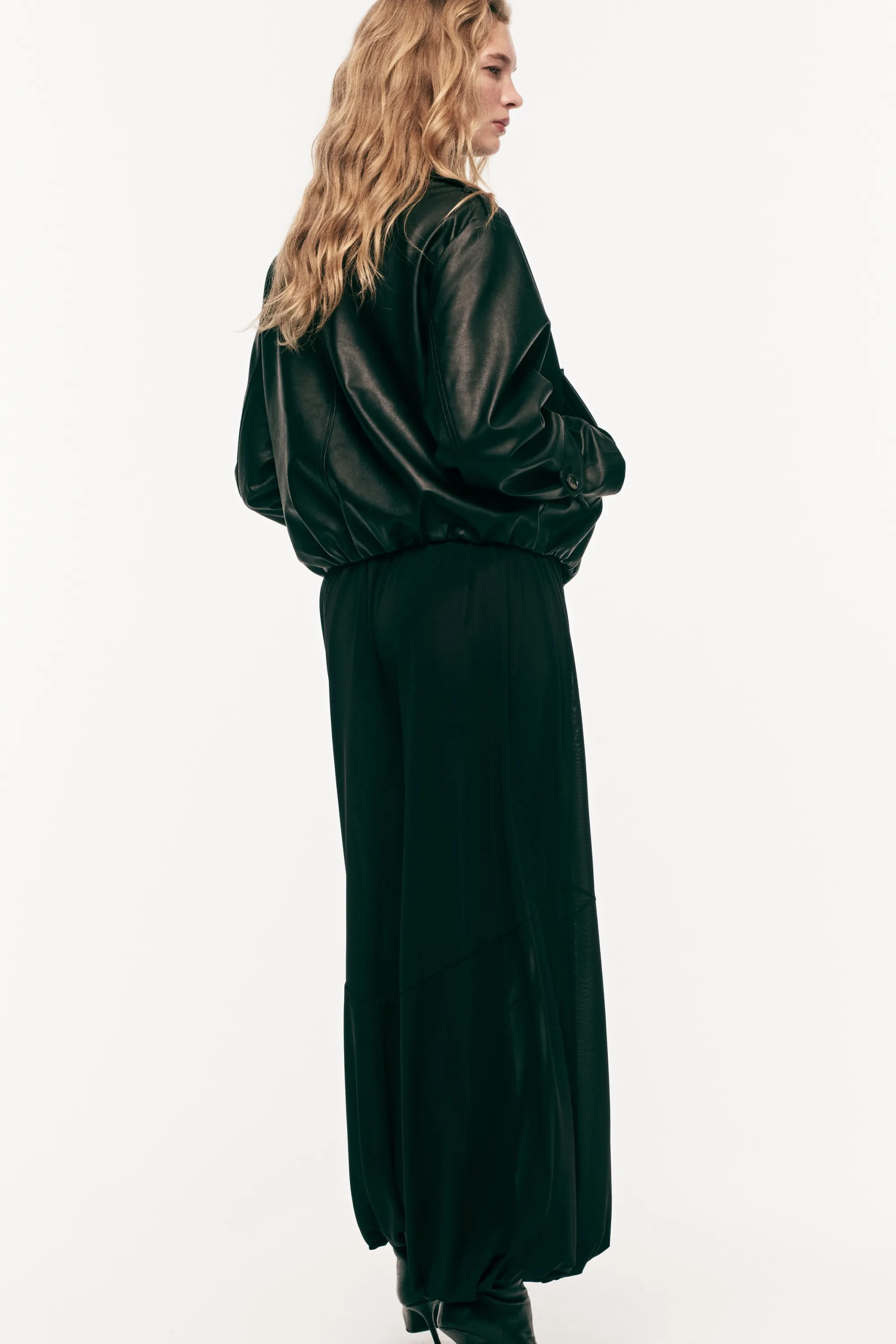 Pantalon à jambes ballon - Noir