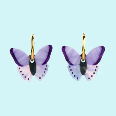 B.O Papillon mauve Coucou Suzette — photo 2