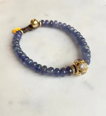 Nouveau ! BOHEMIAN RHAPSODIE PARIS Bracelet Minerva Tanzanite -30% — photo 3