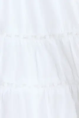 Blouse à plis nervure - Blanc — photo 3
