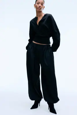 Pantalon ballon de costume - Noir — photo 1