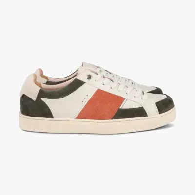 Baskets Hiba Crème Orange Kaki — photo 2