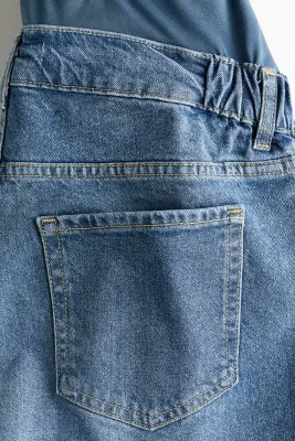 MAMA Short en denim - Bleu denim — photo 4