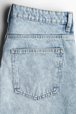 Short Bermuda en denim - Bleu denim clair — photo 5