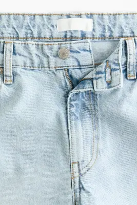 Baggy Regular Waist Jeans - Bleu denim clair — photo 3