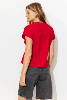 T-shirt à pinces Femme — photo 4