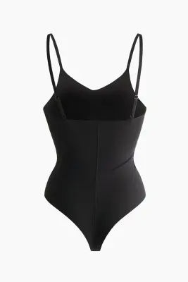Body string Light shape en microfibre - Noir — photo 5