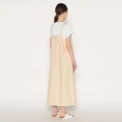 Robe en coton KATSURAGI Ecru — photo 3