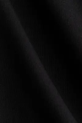 Robe moulante en coton - Noir — photo 3