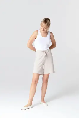 Shorts en viscose et élasthanne — photo 2