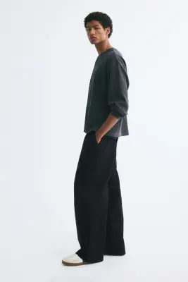 Chino Loose Fit - Noir — photo 4