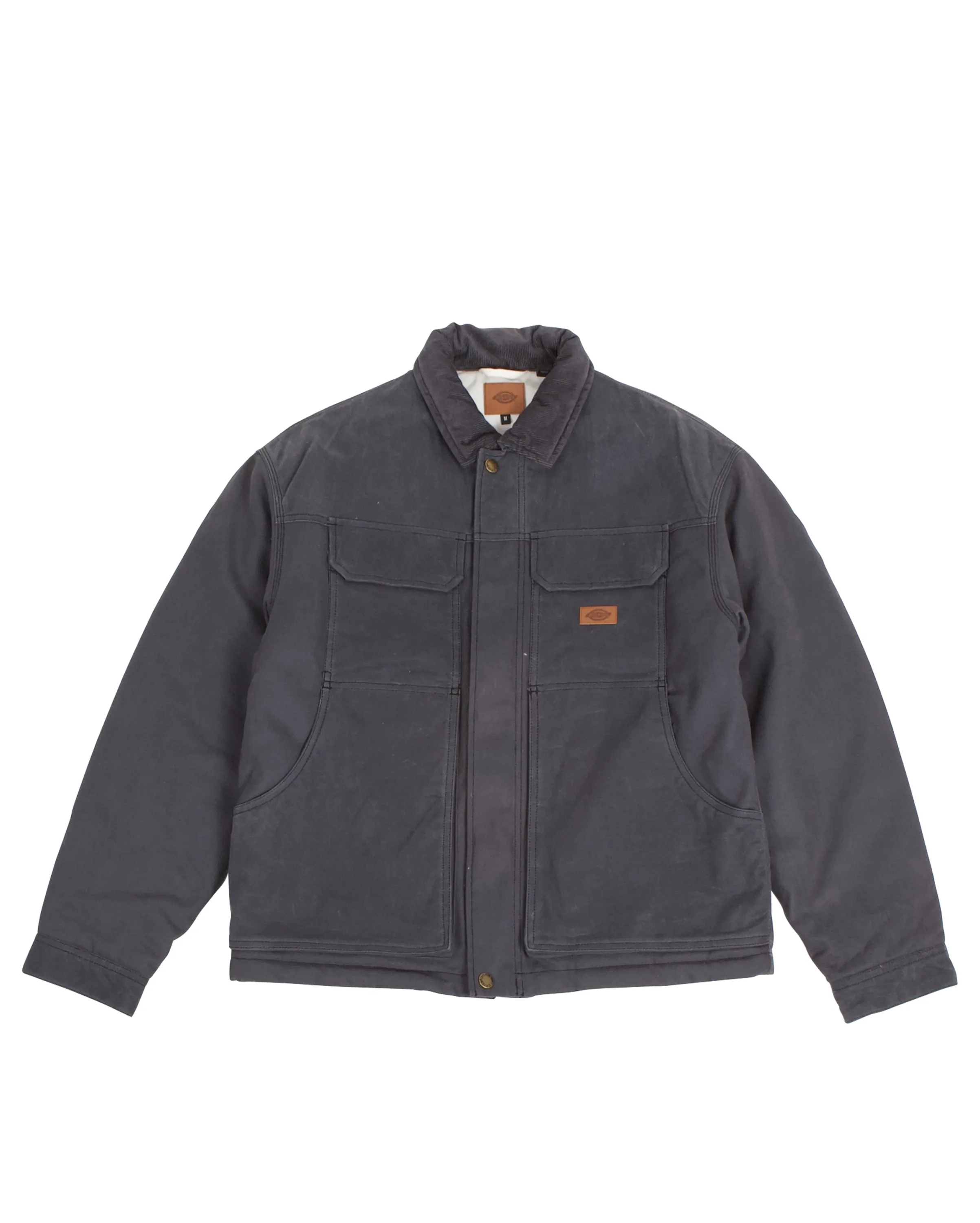 Lucas Waxed Pkt Jacket Charcoal Grey