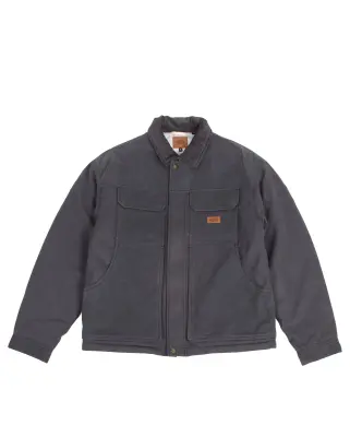 Lucas Waxed Pkt Jacket Charcoal Grey — photo 1