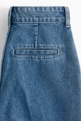 Wide High Jeans - Bleu denim — photo 2