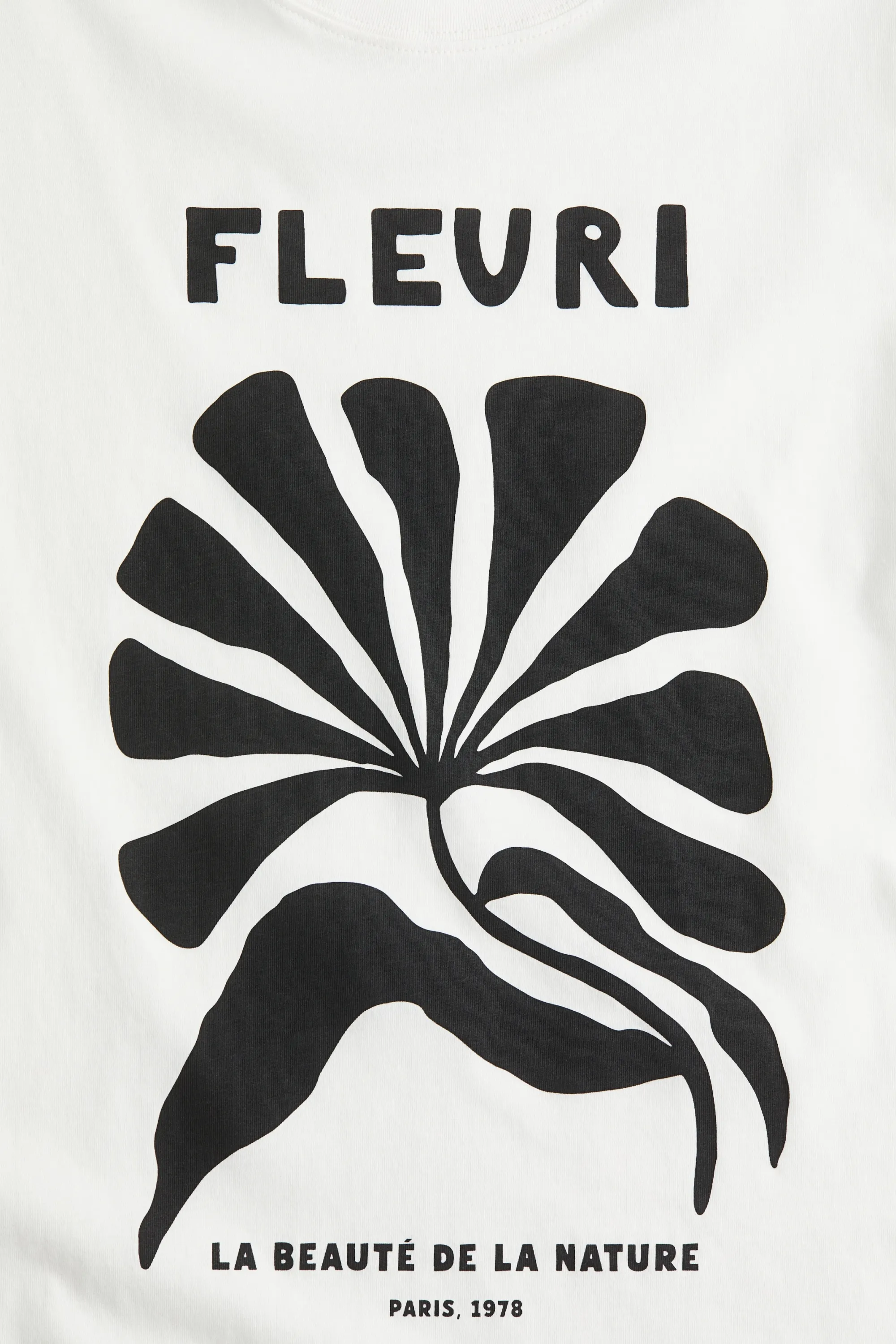 T-shirt imprimé - Blanc/Fleuri