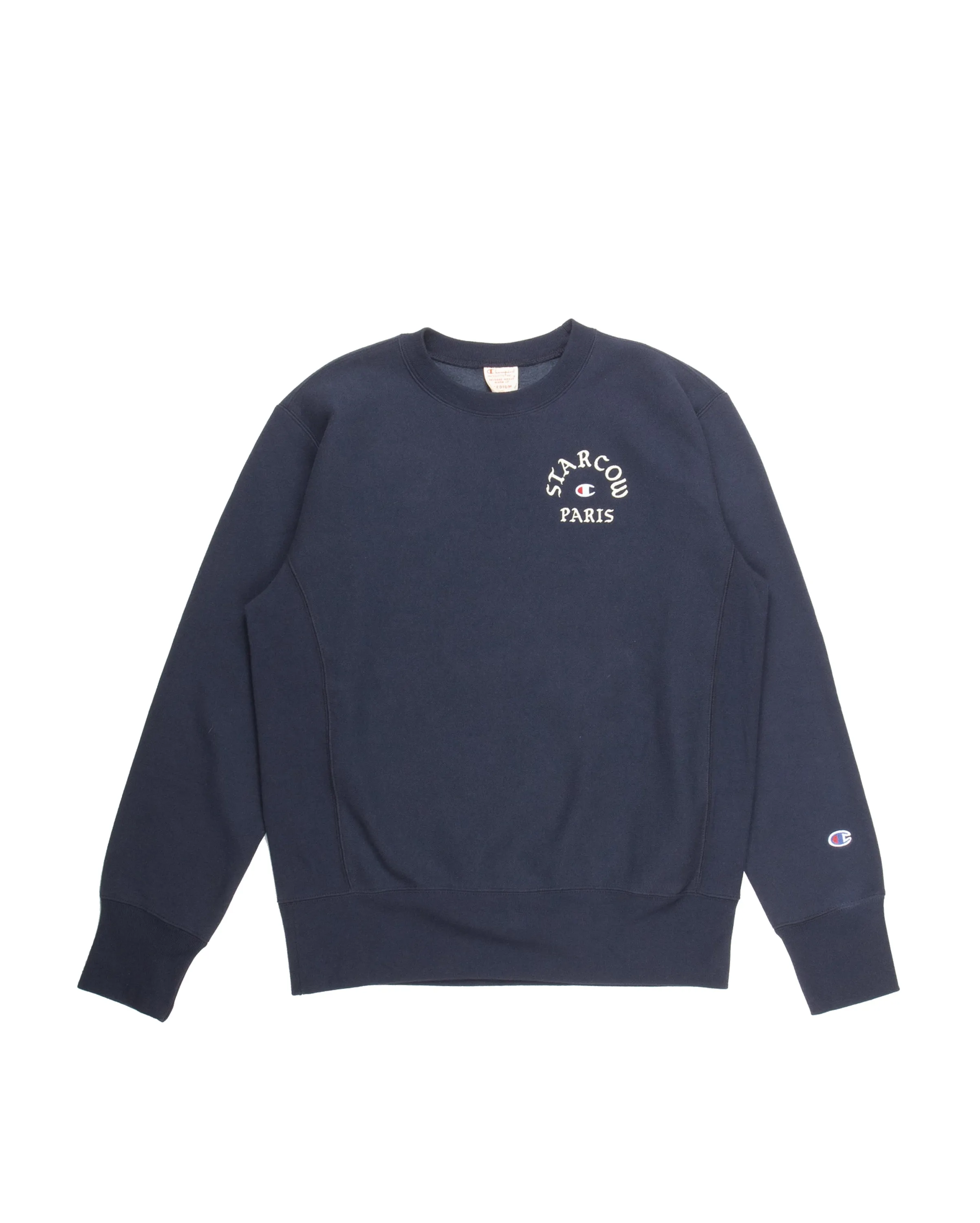 Logo 96 Crewneck Navy White
