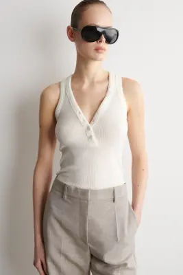 BERMUDA DE TAILLEUR EN LIN - BEIGE CHINÉ — photo 2