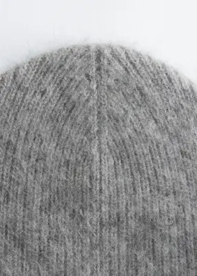 Bonnet en cachemire brossé - Gris — photo 2