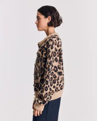 Cardigan Idole léopard — photo 4