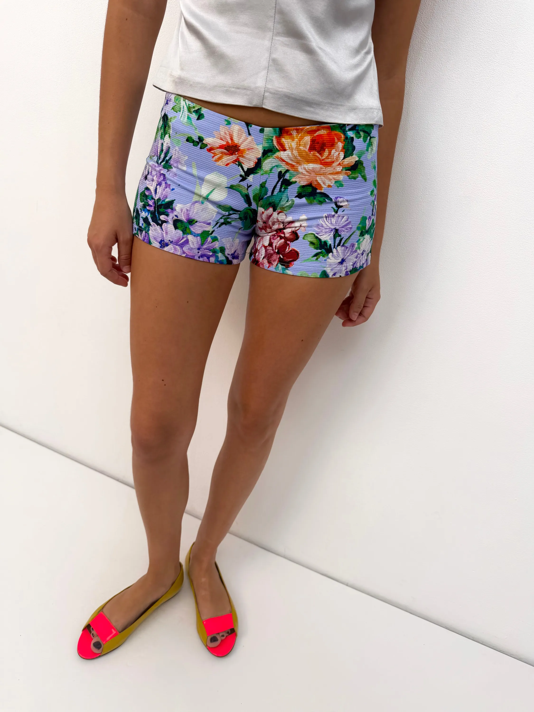 Flowers Mini Shorts