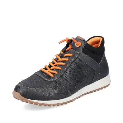 Baskets Remonte D3170-01 Noir Orange - Lacets Élastiques Grande Pointure Femme — photo 1